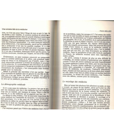 Une certaine idée de la médecine, Paul Milliez, Alexandre Minkowski 1981 - avenir de la médecine, sciences, médecin,