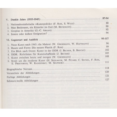 Deutsche Kunst und Künstler in 20. Jahrhundert, A. Germain, 1970 - L'art allemand et les artistes au XXe s