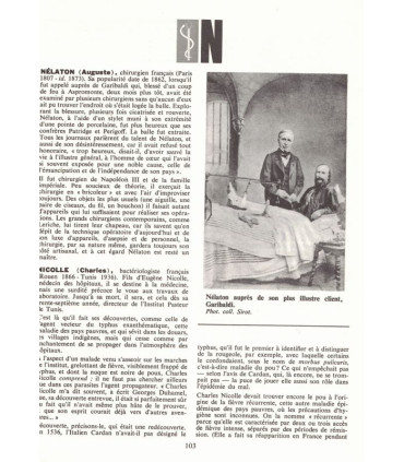 Dictionnaire des médecins célèbres, Jean Riverain, 1969 - biographies, scientifiques, sciences, médecine