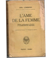 L'âme de la femme, Gina Lombroso, 1929 -, femme 1900,  féminisme,