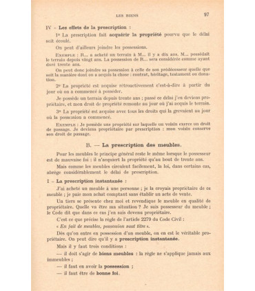 Précis de Droit Civil classe de 3e, Poly, 1958 - manuels enseignement technique, manuels Droit,