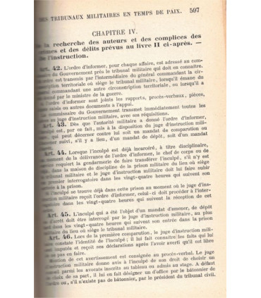 Code pénal et code de justice militaire, Armée de Terre, Armée de Mer 1939 - manuels Droit,  code Dalloz, instruction militaire