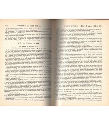 Code pénal et code de justice militaire, Armée de Terre, Armée de Mer 1939 - manuels Droit,  code Dalloz, instruction militaire