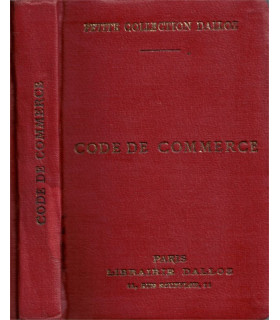 Code de commerce 1921, Griolet Vergé Bourdeaux - droit commercial, manuels Droit, code Dalloz,