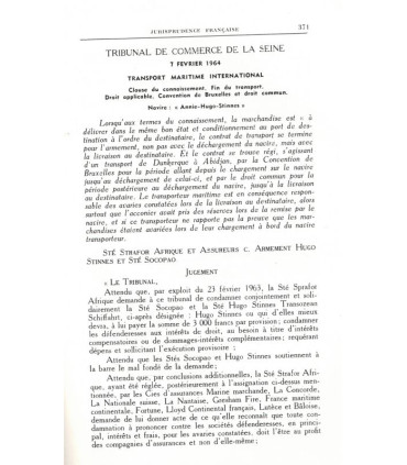 Le droit maritime français, Christian Moreux, revue N°186 juin 1964 - transports, droit commercial, manuels Droit