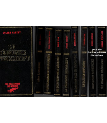 Le déjeuner interrompu, Julien Vartet, 1978 -,Classiques du Crime, polar, roman policier,