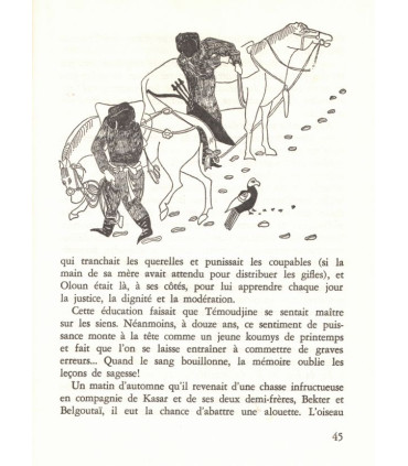 Le prince des steppes, N. Vidal, 1967 - Gengis Khan, empire mongol, Mongolie, bibliothèque de l'Amitié