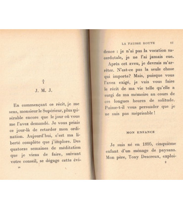 La fausse route, Pierre Varillon, 1926 - prêtre, roman,