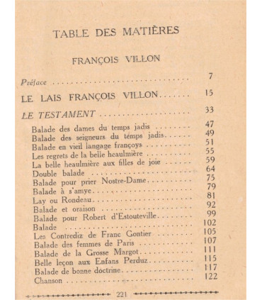 Poésies, François Villon, 1941 - Charles d'Orléans, poésie, Littérature Moyen Age, Bibliothèque précieuse,