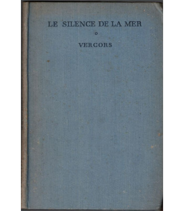 Le silence de la mer, Vercors, rare édition anglaise Thomas Mark, 1944 - Résistance, officier allemand, 2ème guerre mondiale,