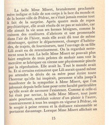 L'innocence du boucher, Anne Vergne, 1985 - roman