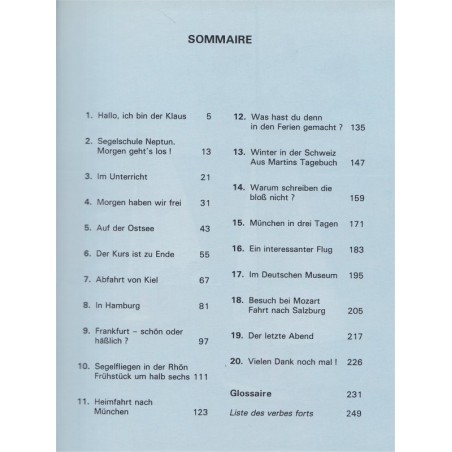 Deutsch für junge Leute 1, Graglia et Schäpers, 1983 - manuel d'allemand