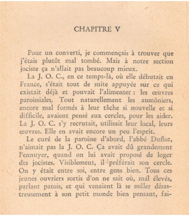 Pêcheurs d'hommes, Maxence Van der Meersch 1942 - JOC Jeunesse ouvrière chrétienne, monde ouvrier, Nord de la France,