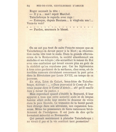 Nez-de-Cuir gentilhomme d'amour, Jean de la Varende, 1958 -  roman histoirique, roman d'aventures, Normandie,