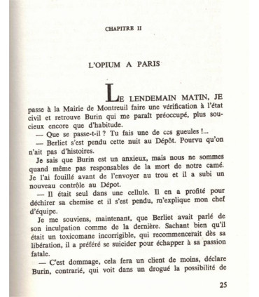 La Brigade mondaine dossiers noirs de la drogue, Maurice Vincent, 1977 - enquêtes de police,