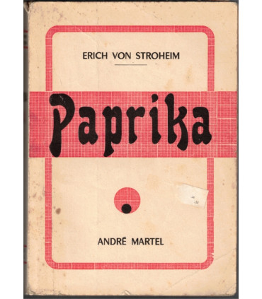 Paprika, Erich von Stroheim, 1954 - Hongrie, roman d'amour,