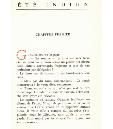 Eté indien, Roger Vercel  - , bateau transatlantique, New York, infidélité, roman d'amour,