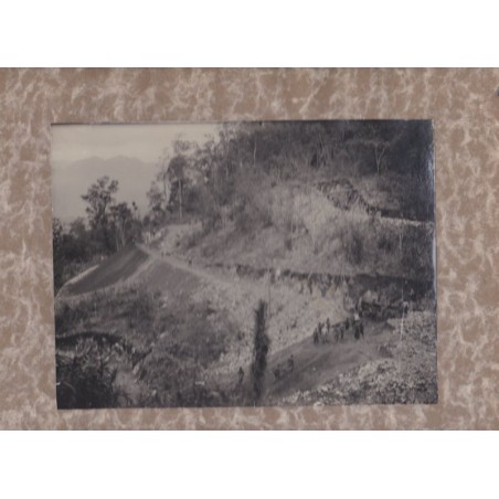 Indochine, exploitation minière sous l'Empire Colonial, photographie originale, 1920/30 - accident minier, Pondichéry, Indes,