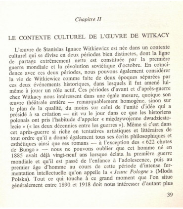 Witkiewicz aux sources d'un théâtre nouveau, Alain van Crugten, 1971 - Pologne, écrivain polonais, théâtre,