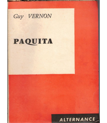 Paquita, Guy Vernon, 1958 - dédicacé par Guy Vernon, roman,