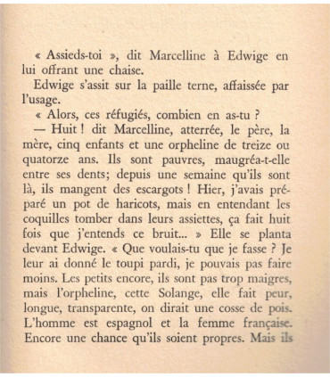 Le château aux trois cent soixante-cinq fenêtres, Josette Villefranque, 1961 - Occupation, roman d'amour,