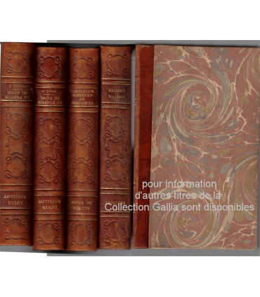 La Recherche de l'absolu, Honoré de Balzac, 1900 - Scènes de la vie privée, Comédie humaine, Collection Gallia, reliure cuir,