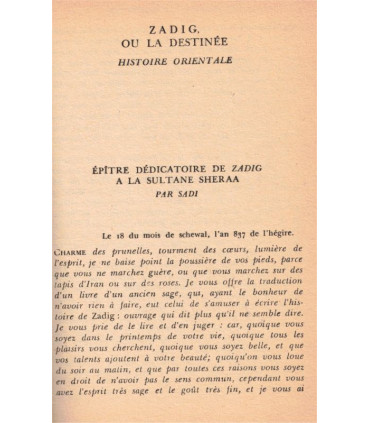 Romans, Voltaire, présentés par Roger Peyrefitte, 1963 - anthologie Littérature XVIIIe s,