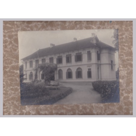 Pondichéry, Empire colonial français, 1920, maison d'un propriétaire textile,photographie originale, 1920/30