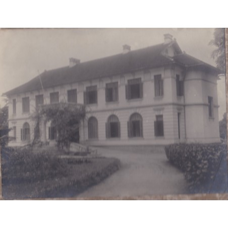Pondichéry, Empire colonial français, 1920, maison d'un propriétaire textile,photographie originale, 1920/30