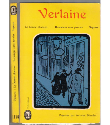 Verlaine, La Bonne Chanson, Romances sans Paroles, Sagesse, 1978 - poète, poésie, littérature XIXe siècle