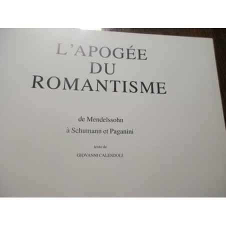 L'apogée du Romantisme N°5 la grande musique, Mondadori, 1983 - musiciens, musique, encyclopédie