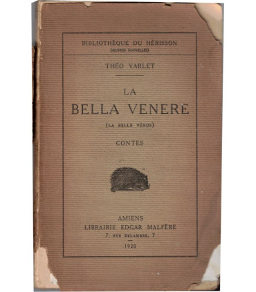 La bella Venere, La belle Vénus, Théo Varlet, 1920 - contes