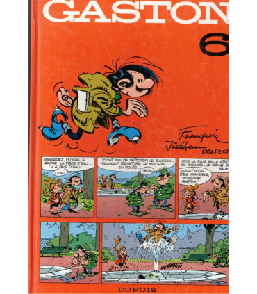 Gaston Lagaffe, Gaston 6, Franquin, 1998 - album BD, bandes dessinées, littérature jeunesse,
