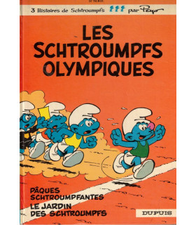 Les Schtroumpfs olympiques, N°11, Peyo, 1983 - album BD, bandes dessinées, littérature jeunesse,