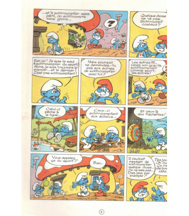 Les Schtroumpfs olympiques, N°11, Peyo, 1983 - album BD, bandes dessinées, littérature jeunesse,