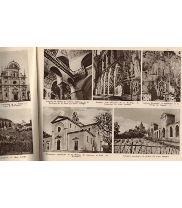 Sanctuaires d'Italie Itinera Sacra guide atlas Agostini, Témoignage Chrétien 1949 églises, Christianisme, Italie, cartographie,