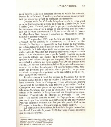 La grande aventure des océans, T1 L'Atlantique, Georges Blond, 1976 -, aventures en mer, navigateurs, Océan atlantique,, Famot,