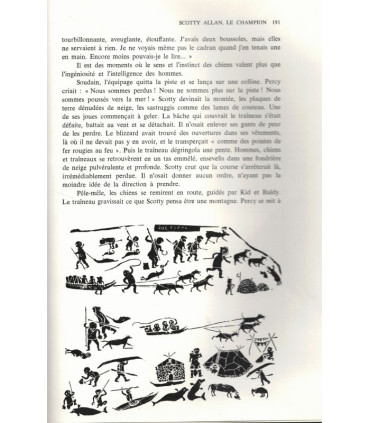 Chiens de traineaux compagnons du risque, Paul-Emile Victor, 1974 - Grand nord, explorateurs, Alaska, chiens, Famot,