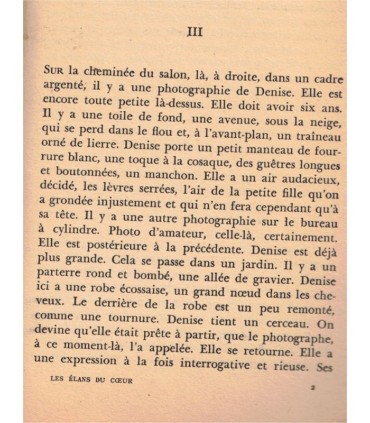 Les élans du coeur, Félicien Marceau, 1958 - roman,