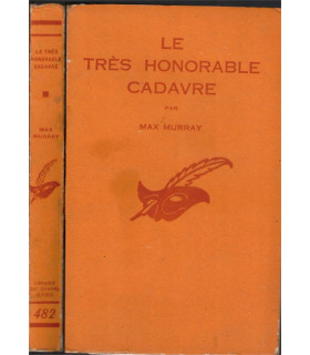 Le très honorable cadavre, Max Murray, 1954 - roman d'espionnage, Collection Le Masque, roman policier,