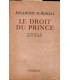Le droit du Prince, Rosamond Marshall, 1952 - lord anglais, jeune servante, roman d'amour,