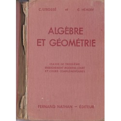 Algèbre et géométrie classe...