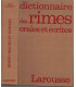 Dictionnaire des rimes orales et écrites, Léon Warnant, Larousse, 1973 -, dictionnaires, manuels de français, poésie,