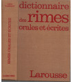 Dictionnaire des rimes orales et écrites, Léon Warnant, Larousse, 1973 -, dictionnaires, manuels de français, poésie,