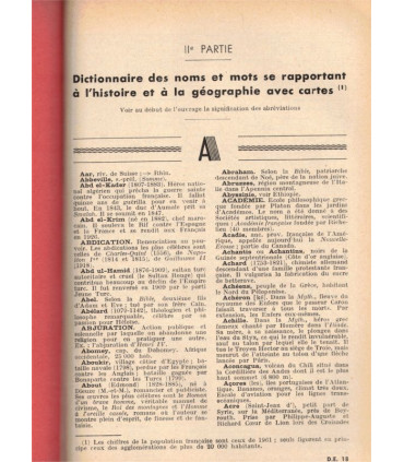 Dictionnaire étymologique, O. Caillon, 1962 -, dictionnaires, sciences, géographie, manuels de français,