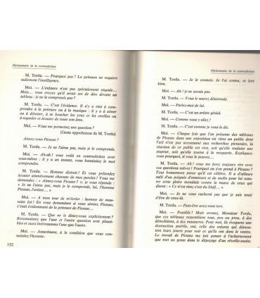 Dictionnaire de la contradiction, Maurice Toesca, 1969 - philosophie, dictionnaires,