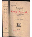 Anthologie des poètes français contemporains, Le Parnasse et les Ecoles postérieures, Walch, 1932  - poètes, poésie, poèmes,