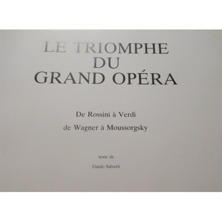 Le triomphe du grand opéra, N°7 La grande musique, Mondadori, 1983 - musiciens, encyclopédie