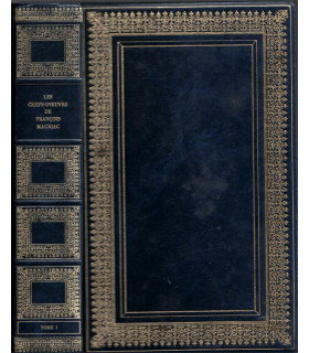 Les chefs-d'œuvre de François Mauriac, T1 Le baiser au lépreux, Le fleuve de feu, Plongées,, - Cercle du Bibliophile,