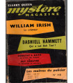 Mystère magazine Ellery Queen N°148 mai 1960, William Irish, Dashiell Hammett, Dorothy Davis, Guy Venayre,  romans policiers,